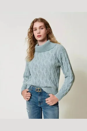 Twin-Set Twinset knitted sweater: maxi maglia XS