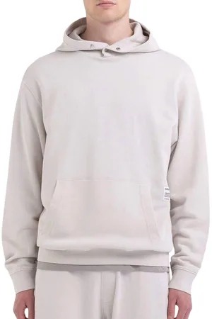 Replay Button Hoodie Heren