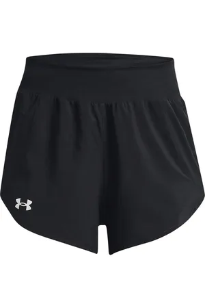 Under Armour Damen UA Fly-By Elite Shorts mit hohem Bund Black-S (US SM)