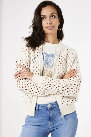 Garcia Dames Vest Bruin Long mouws