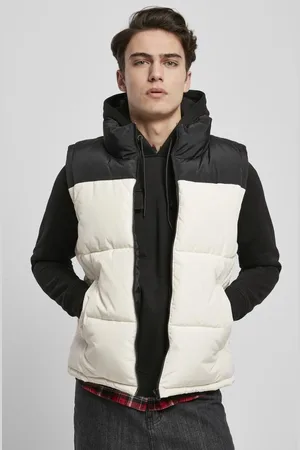 Urban classics Block Gewatteerd jack - M - /Beige