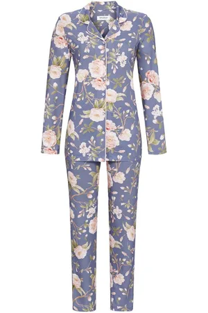 Ringella – Rose Pattern – Pyjama – 4511240 – Dark Fjord –