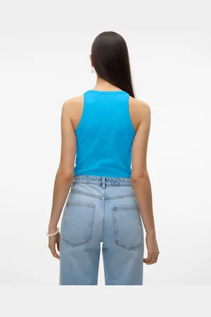 VERO MODA VMCHLOE SHORT TANK TOP GA JRS NOOS - Dames - Tank tops