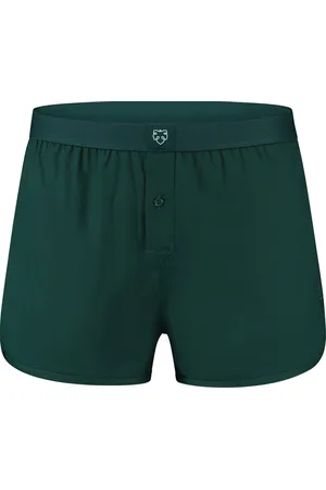 A-dam Gustaf - Boxershort - Katoen - Onderbroek - Ondergoed - Heren - Donkergroen - L