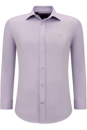 Gentile Bellini Overhemd Heren - Heren Overhemden Lange Mouw - Blouse Heren - Slim fit Overhemd Heren - 3128