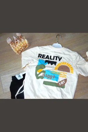 Merkloos KINDERKLEDING - JONGENS SPORT SET - REALITY - 100% KATOEN