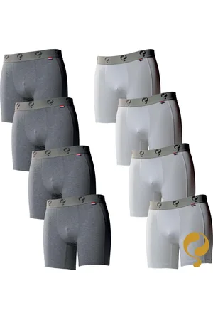 Quick Q1905 Bodywear Heren Boxershorts 8-Pack Grijs