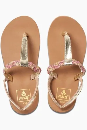 Reef Slippers Kinderen Little Twisted T Tan - Pink - 20