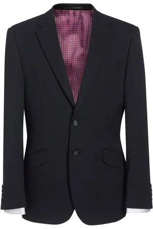 Brook Taverner Jas Heren 48 EU (38 UK) Lange mouw 64% Polyester, 34% Viscose, 2% Elasthan