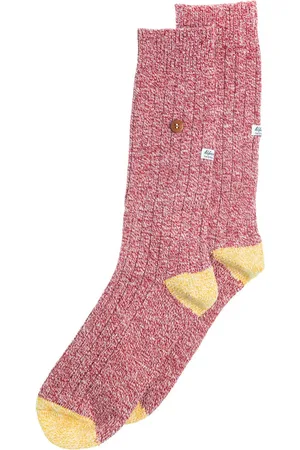Alfredo Gonzales Twisted Wool Sokken AG-Sk-TW-06 108 Red/Yellow XS(35-37)