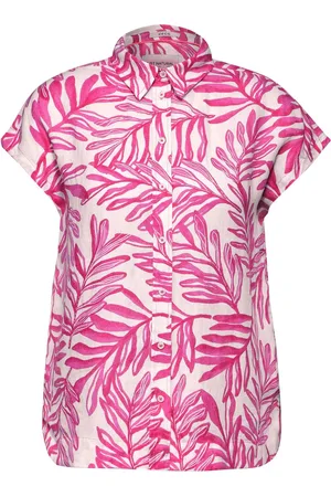 CECIL Linnen print blouse Dames Blouse -