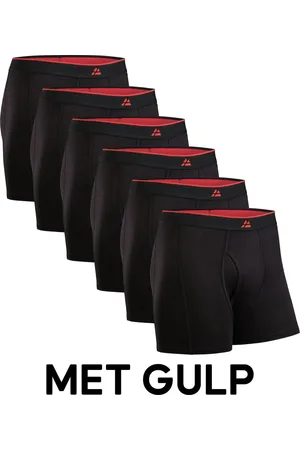 DANISH ENDURANCE Boxershorts Bamboe Viscose met Gulp - voor Heren- 6 pack