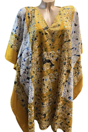 Merkloos Dames kaftan/tuniek met aantrekkoord 1024/S onesize 38-50