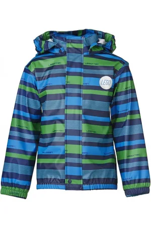 LEGO Wear Regenjas Joe Blauw/Groen 74