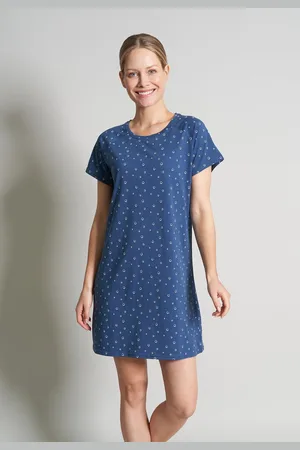 TOM TAILOR Pure cotton dames nachthemd - ronde hals - - maat 34