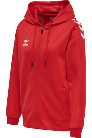 Hummel Damen Hoodie Hmlcore Xk Poly Zip Hood Sweat Woman True Red-M