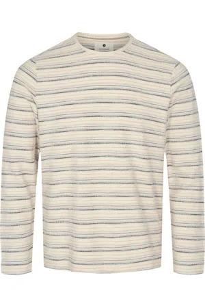 Anerkjendt AKSAIL LS NEW STRIPE QUAL Heren T-shirt