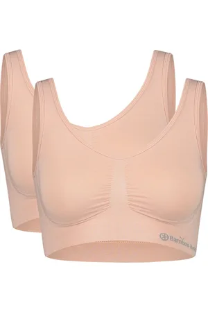 Bamboo Basics Comfortabel & Zijdezacht Nova - Bamboe BH (Multipack 2 stuks) Dames - Naadloos - Ondergoed - - XL