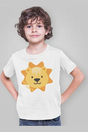 B and C Kinder T-Shirt Leo Leeuw, maat 7-8 jaar