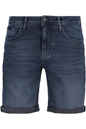 Antony Morato Broek Denim Short Ozzy Mmds00079 Fa750415 7010 Blue Denim Mannen