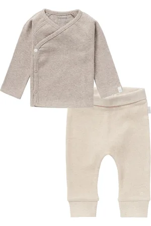 Noppies SET(2delig) Broekje NAURA en Shirt NANYUKI TAUPE