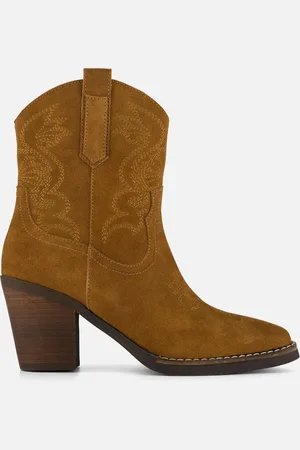 Cellini Cowboylaarzen cognac Suede