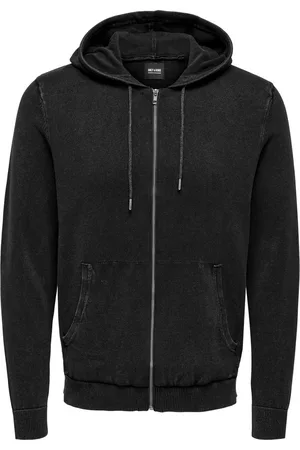 Only & Sons ONSLIAM REG 12 WASH HOOD CARD KNIT Heren Vest