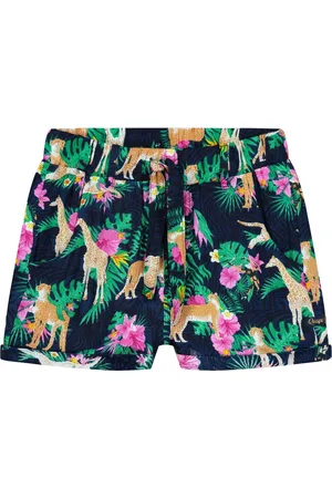 Quapi Short Astrid indigo blue botanic - maat 98/104