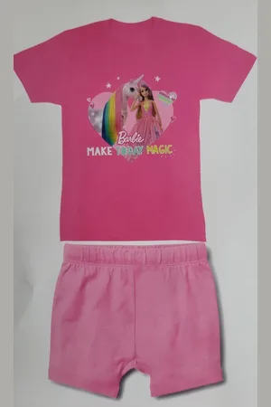 Barbie Shortama - pyjama - - pyjama - maat 92 - broek met shirt