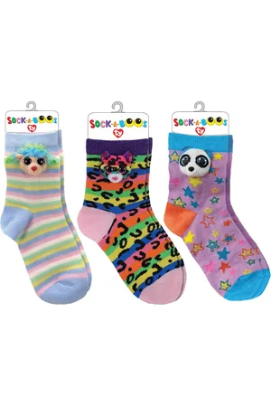TY Sorprese The Kids - Kindersokken - 3 paar - 4-10 jaar oud - One size fits all - Dieren - Cadeau - sokken