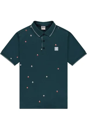Kultivate Poloshirt Pl Zircon 2301030401 529 Mannen