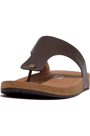 FitFlop Iqushion Leather Toe-post Sandalen EU 42 Man