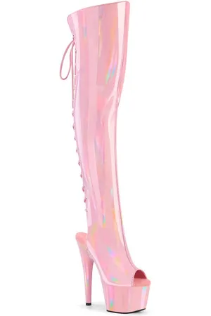 Pleaser ADORE-3019HWR Plateau overknee Laarzen - US 14 - 45 Shoes