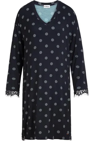 Cyell SIMPLY ZEN longsleeve Nachthemd - Blue dots