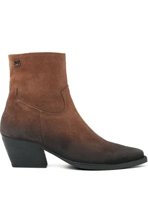Lazamani Dames Enkellaarsjes 85.632 Cognac