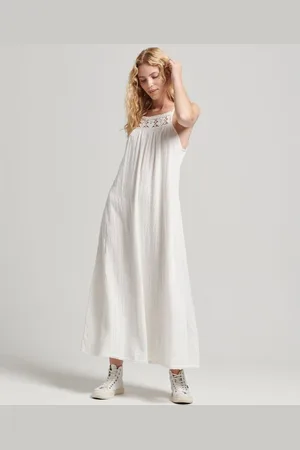 Superdry Vintage cami-jurk met lange halter - Dames - Jurken