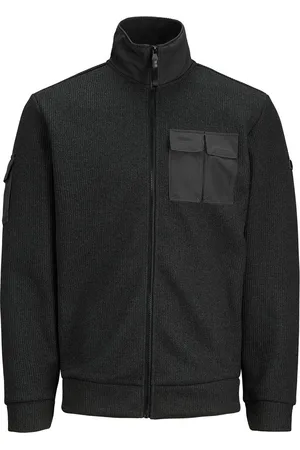 JACK & JONES Vest Jcopocket Knit Cardigan 12192980 Black Mannen