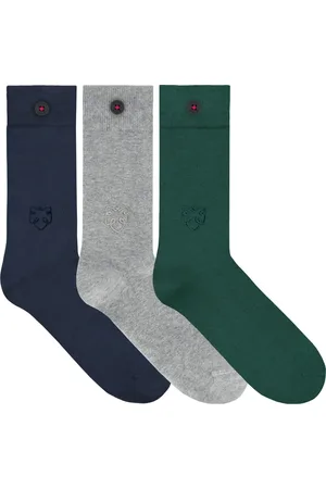 A-dam Mother Heart (Multipack 3 stuks) - Sokken - Sok - Biologisch Katoen - Vegan - Heren en Dames - Blauw - 41-46