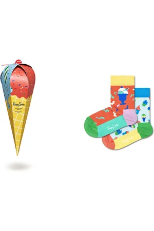 Happy Socks XKICE02-0200 Ice Cream Socks Gift Set 2-Pack - maat 0-12M