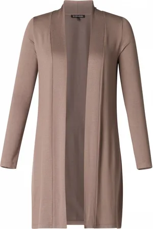 Base Level CURVY Ayla Long Vest - - maat X-0(44)