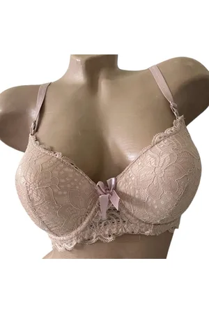 Merkloos Dames BH 1267 push up met kant 70B Beige