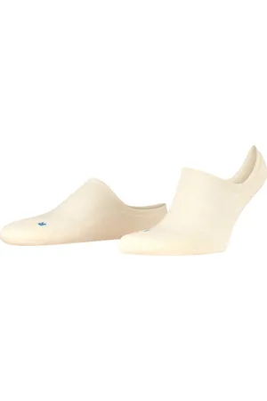 Falke Keep Warm anatomische pluche zool merinowol footies unisex wit