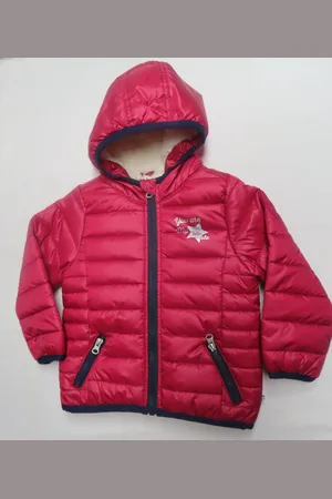 Merkloos Merkloos - Jas - Vestje - Meisje - Rood / blauw - 2 jaar 92