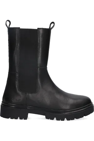 Braqeez 424563-589 Meisjes Chelsea Boots - - Leer - Ritssluiting