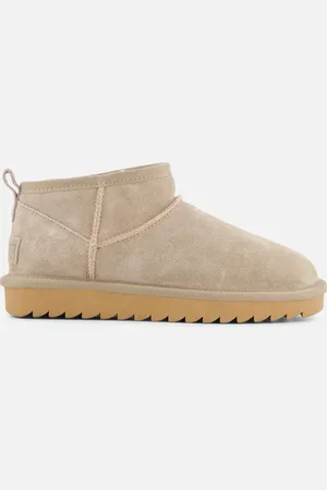Colors of California Enkellaarsjes taupe Suede - Dames