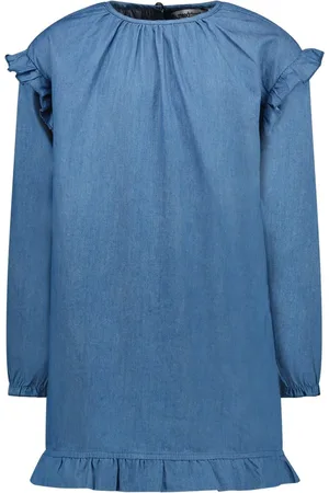 Moodstreet Meisjes tuniek jeans - Soft Blue