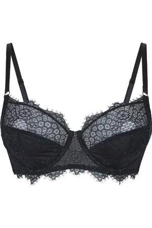LingaDore Niet Voorgevormde BH Peacock - maat 80F - /Zwart