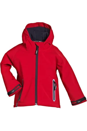 BMS Kinder Softshell Kids Jacke Stealth mit Kapuze -98