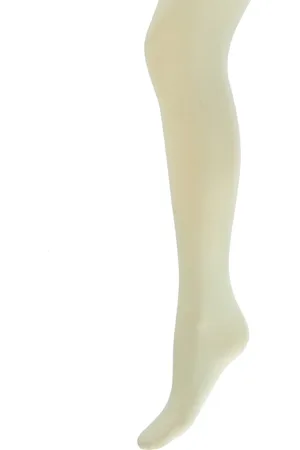 Yellow Moon Katoenen kindermaillot - effen - / off white - maat 110/116
