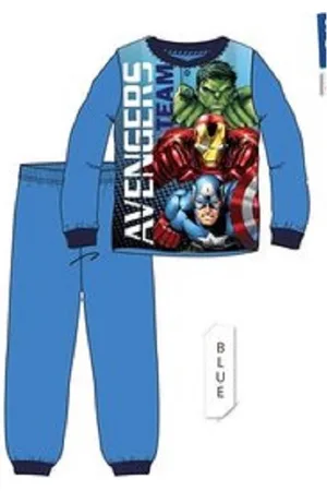 Marvel Team pyjama - lichtblauw - fleece pyama - maat 98